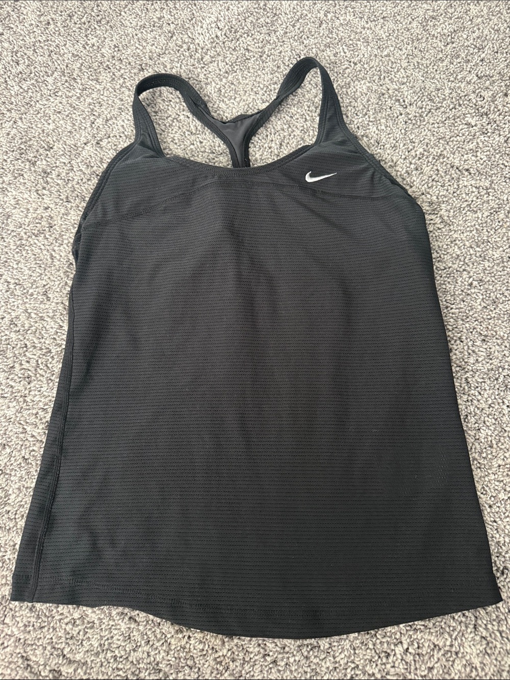 Nike Black Racerback Performance Tank Top